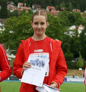 Leia Braunagel - Rekord im Speerwurf